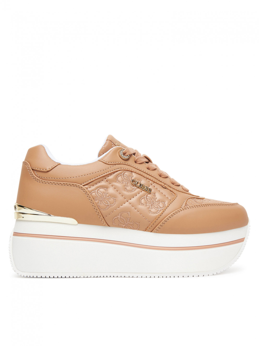 Guess Sneakersy FLTCM9 FAL12 Béžová